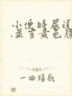 小便时尿道刺痛,并有黄色脓状液体流出