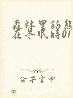 森林里的熊先生在冬眠时01