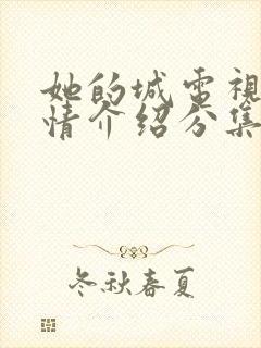 她的城电视剧剧情介绍分集