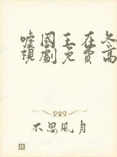 嘘国王在冬眠电视剧免费高清观看