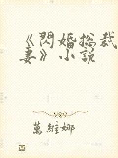 《闪婚总裁契约妻》小说封面