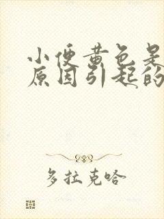 小便黄色是什么原因引起的封面