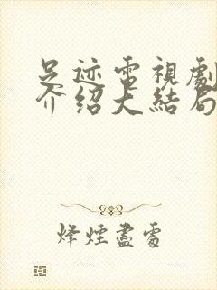 足迹电视剧剧情介绍大结局