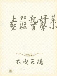 上门龙婿叶辰完整版有声小说