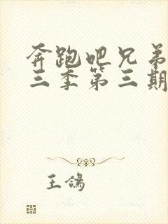 奔跑吧兄弟第十三季第三期