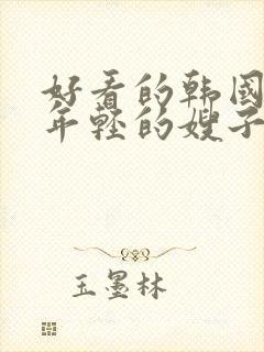 好看的韩国电影年轻的嫂子封面