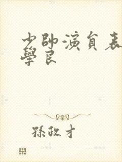 少帅演员表小张学良