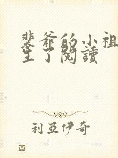 裴爷的小祖宗重生了阅读封面