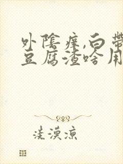 外阴痒,白带成豆腐渣啥用啥药封面