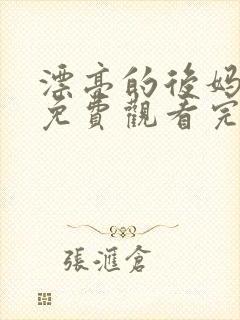 漂亮的后妈韩剧免费观看完整版电视剧