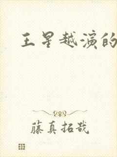 王星越演的剧封面