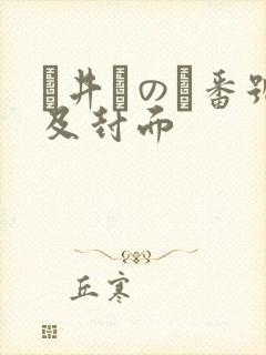 辻井ほのか番号及封面