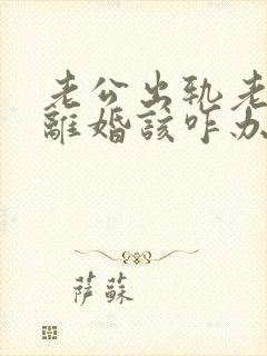 老公出轨老婆要离婚该咋办