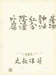 外阴红肿瘙痒豆腐渣分泌物