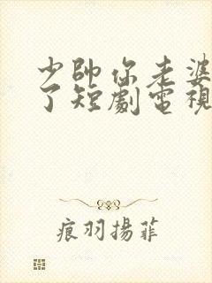 少帅你老婆又跑了短剧电视剧观看封面