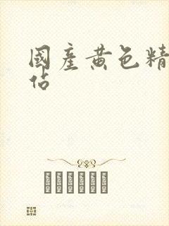 国产黄色精品网站