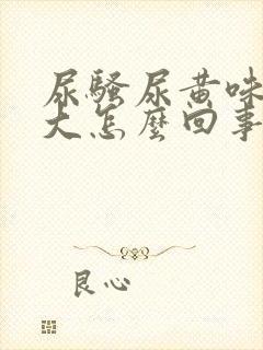 尿骚尿黄味特别大怎么回事封面