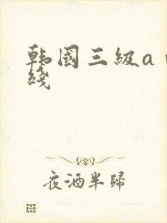 韩国三级aⅴ在线