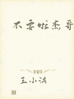 不要啦杰哥封面