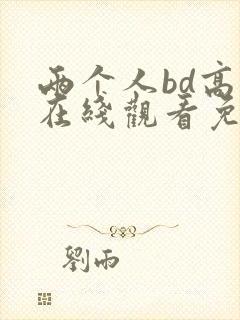 两个人bd高清在线观看免费