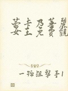 蕾卡乃华丽我的女王免费观看