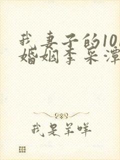 我妻子的101婚姻李采潭