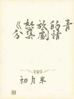 《怒放的青春》分集剧情