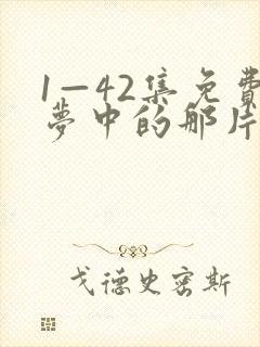 1—42集免费梦中的那片海