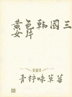 黄色韩国三级男女片