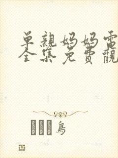 单亲妈妈电视剧全集免费观看日本封面