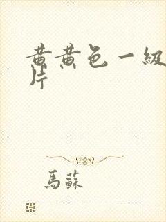 黄黄色一级录像片