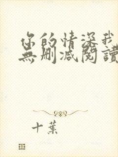 你的情深我不配无删减阅读