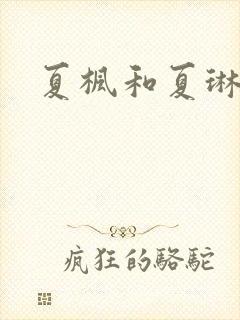 夏枫和夏琳