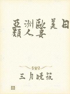 亚洲欧美日韩另类人妻