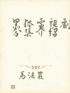 黑狐电视剧剧情分集介绍