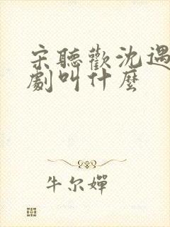 宋听欢沈遇青短剧叫什么封面