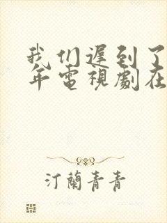 我们迟到了很多年电视剧在线观看