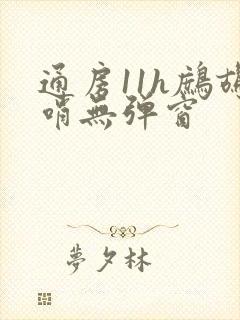 通房11h鹧鸪哨无弹窗封面