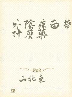 外阴痒白带黄吃什么药封面