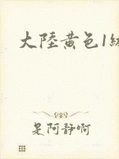 大陆黄色1级片