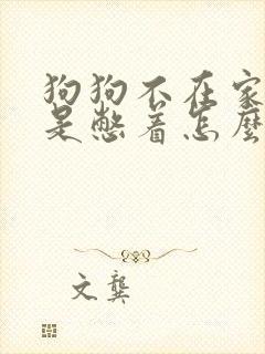 狗狗不在家尿总是憋着怎么办