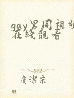 gay男同视频在线观看
