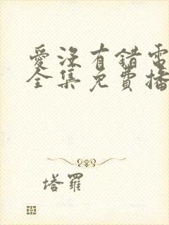 爱没有错电视剧全集免费播放