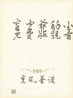 盲少爷的小女仆免费版观看