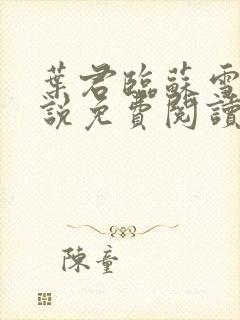 叶君临苏雪儿小说免费阅读最新