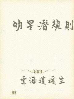 明星潜规则之皇