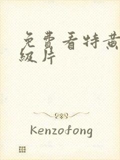 免费看特黄色一级片