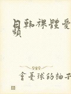 日韩裸体爱爱视频