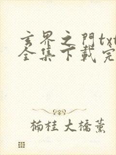 玄界之门txt全集下载完整版