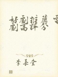 好剧推荐 电视剧高评分